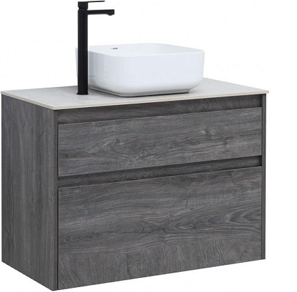 Тумба со столешницей Aquanet Nova Lite 75 см, 2 ящика