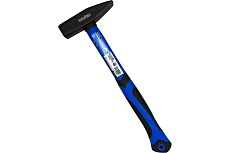 Слесарный молоток Vertextools 500 г, фибергласовая обрезиненная рукоятка 10-20-500