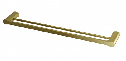 Полотенцедержатель WasserKRAFT Aisch K-5940 двойной, матовое золото