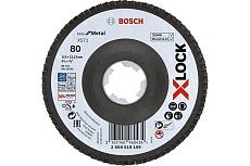 Круг лепестковый BEST FOR METAL 115 мм, X-LOCK, G80 Bosch 2608619199