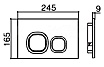 Комплект Weltwasser 10000011340 унитаз Merzbach 043 MT-BL + инсталляция + кнопка Amberg RD-BL