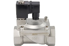 Электромагнитный клапан DN.ru VS2W-401E-PU-NC Ду40 Ру10 сталь, пилотный EPDM 24В DC D130-01537