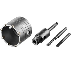 Коронка с державкой по бетону Зубр Профессионал 65 мм, SDS-Plus 2918-65_z01