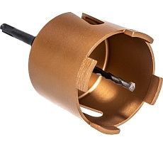 Коронка кольцевая алмазная по бетону в сборе (82 мм; SDS-Plus) FIT 33486