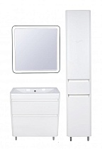 Мебель для ванной Style Line Атлантика 70 см напольная, белый антискрейч