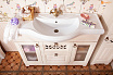 Мебель для ванной Бриклаер Кантри 120 см бежевый дуб