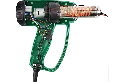 Технический фен WYNNS lcd 2000 w, 100 c - 650 c, экран 64 401 008