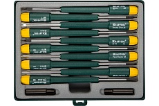 Набор отверток для точных работ Kraftool X-Telecom 12 предметов 25616-H12