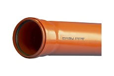 Труба для наружной канализации Политэк EASY PIPE 110x3.4x2000 SN4 21101102