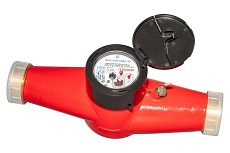 Универсальный счетчик воды ЭКО НОМ СВ ДЛ-40 латунь с КМЧ СВДЛ40-003