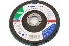 Круг лепестковый торцевой КЛТ 1, 125x22.23 мм, цирконий, P60 CARBODISK Н0160436 00-00016184