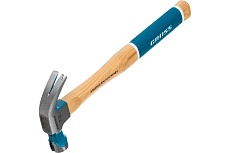 Молоток-гвоздодер Gross American hickory 200г, угол 45, магнит, обрезиненная рукоятка 10414