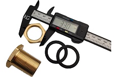 Штуцер для врезки в бочку HG 3/4&quot; НР 1897803
