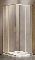 Душевой уголок Vincea Garda VSS-1G1011CLG 110x100 брашированное золото, прозрачный