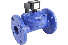 Электромагнитный клапан DN.ru соленоидный двухходовой VSF-602E-PU-NC Ду50 Ру10 220В AC D130-00984