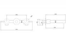 Смеситель для раковины Abber Emotion AF88121RG розовое золото