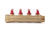 Коллектор с шаровыми кранами PROFACTOR в/н 3/4" х 4 вых 1/2"нар PF MV 264.4