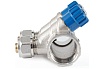 Коллектор с регулировочными вентилями PROFACTOR в/н 1" х 2 вых 16 цанга PF MVP 269.2C