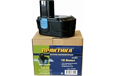 Аккумулятор (18 В; 1.5 А*ч; NiCd) для инструментов HITACHI коробка Практика 776-959