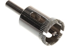 Коронка с центрирующим сверлом по стеклу и керамике (22х55 мм) Vertextools 336-22-55