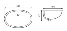 Раковина Aquatek AQ8091-00 56 см