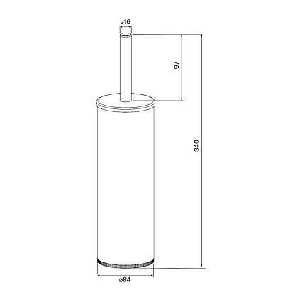 Ерш напольный Iddis Optima Home BRUBR0i47 хром