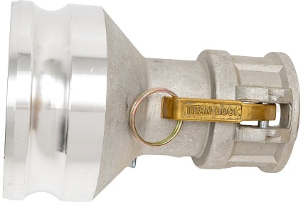 Камлок соединение типа DА (переходник розетка 2" х ниппель 4"; алюминий) TITAN LOCK TL2040DAAL