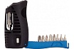 Набор бит с отверткой KS Tools SL, PH, PZ 1/4" реверсивная трещотка, складывающийся 918.2850