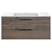 Тумба с раковиной Vincea Chiara 2D 100 см R.Oak
