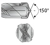 Бур SDS-plus 10,0х210х150 мм 4 резца KEIL TURBOHEAD Xpro 251100210