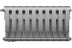Радиатор Royal Thermo BiLiner 350/Silver Satin VDR - 10 секций НС-1309716