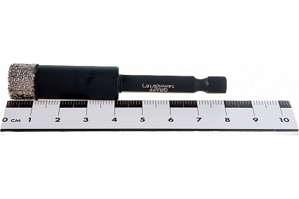 Алмазное кольцевое сверло по керамограниту и плитке Expert 14 мм GRAFF 791480