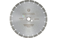 Алмазный сегментный диск по бетону,кирпичу Kronger 300x25,4 мм B200300