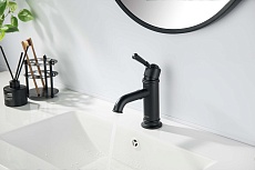 Смеситель для раковины Aquatek Классик AQ1510MB черный матовый