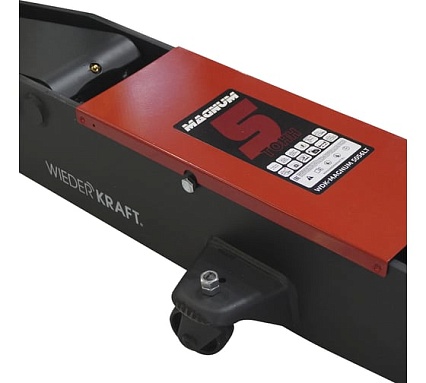 Домкрат подкатной Wiederkraft г/п 5т, 150-685мм WDK-Magnum 5056LT
