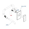 Смеситель для раковины WasserKRAFT Alme A15513 хром