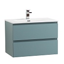 Тумба с раковиной BelBagno Kraft 70 см эмаль, Голубой матовый