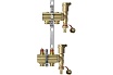 Комплект коллекторов Danfoss FHF-2 set , 2 выхода 088U0702 049499