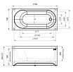 Акриловая ванна Ваннеса Виктория 150x70 см