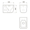 Комплект Point PN48032SB унитаз Меркурий PN41831GM + инсталляция Элемент PN45120 + кнопка Виктория PN44061SB сталь