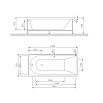 Акриловая ванна Am.Pm Spirit W72A-170-075W-A2 170x75 см