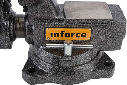 Поворотные слесарные тиски Inforce 140 мм 05-23-10