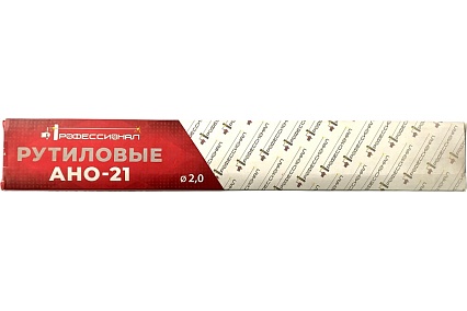 Электроды сварочные АНО-21 (рутиловые) 2 мм, 1 кг Профессионал 845691
