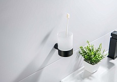 Держатель для стакана Aquatek Лира AQ4404MB черный матовый