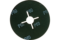 Круг шлифовальный ПРОФИ фибровый (5 шт; 115х22 мм; P60) для УШМ Зубр 35585-115-060