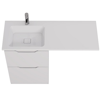 Мебель для ванной Dreja Bona 120 см белая