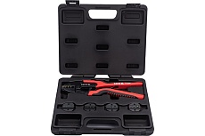 Пассатижи для обжима и зачистки проводов в наборе Yato 6 предметов (пластиковый кейс) YT-2245