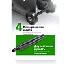 Домкрат подкатной гидравлический Rockforce 2.5т h min 135мм, h max 395мм RF-TR20005DS(59101)