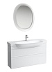 Мебель для ванной Laufen New Classic 120 см, 2 ящика, белый глянец