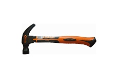 Молоток-гвоздодер Skrab с фибергласовой ручкой оранжевый 450г 20068